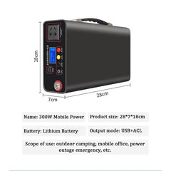 SUYIJIA Outdoor Power Bank 90000mah Portable Power Station