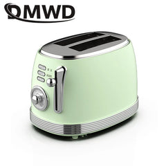 DWMD Household Electric Toaster Stainless Steel Bread Maker