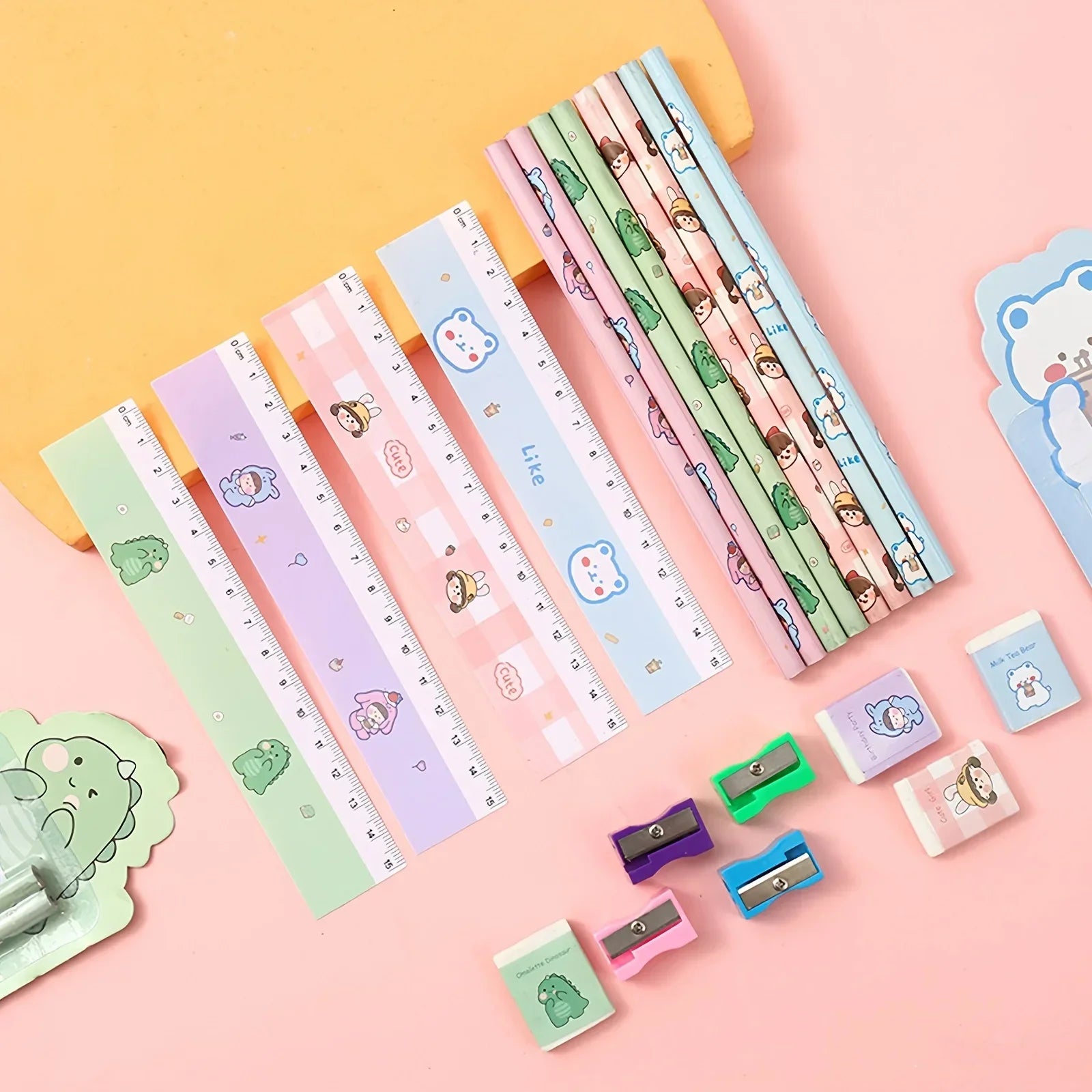 5Pcs Cute Cartoon Pencil Set