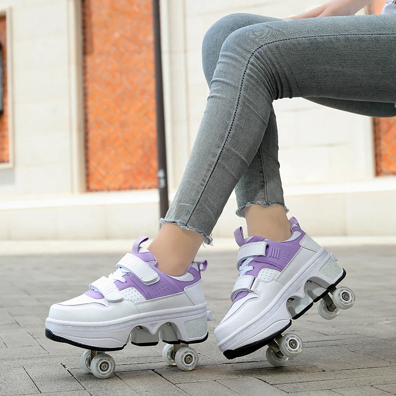 Hot-selling Factory Price Fitness Freestyle Skate Roller Shoes Adults Colors Kick Out with 4 wheels skates