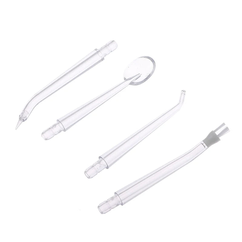 4 Pcs/Set Replaceable Oral Dental Nozzles For Oral Irrigator Dental Water Jet Mouthwash Flosser