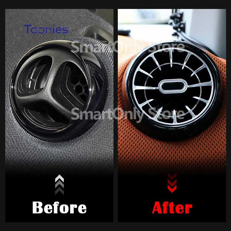 Car Vortex Air Conditioner Air Outlet Modification Parts For Mercedes Smart 453 Fortwo For four Interior Decorative Accessories