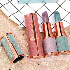 Temperature Change Glitter Lipstick Matte Waterproof Long Lasting Diamonds Lipsticks