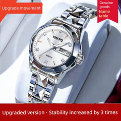 Swiss Women's Genuine Goods Famous Brand Double Calendar Luminous Watch