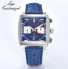 Chronograph Movement Stainless Steel Waterproof Men's Watches