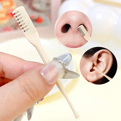 Comb Nose Hair Trimmer Comfortable 360 Rotating Nasal Clippers for Women Men Manual Nose Hair Remover Safe Portable Tools