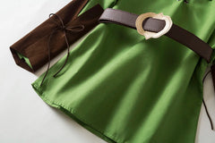 Child Peter Pan Costume Pretend Play Outfit Peter Pan Costume Elf Cosplay Outfit