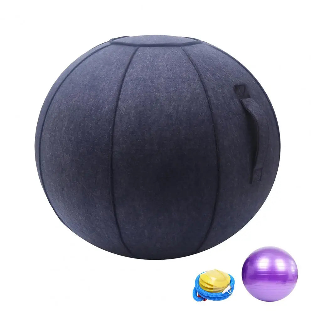 Fitness Balls 1 Set Ergonomic Posture Correction Yoga Ball Elastic Inflatable PVC Exercise Ball