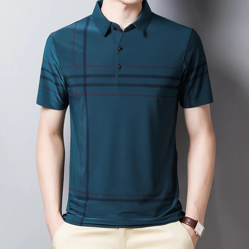 Men's Polo Shirt Business Casual