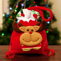 Christmas Tote Bag Snowman Bear Candy Bag