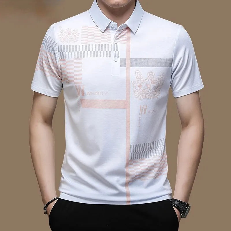 Men's Polo Shirt Business Casual