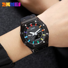 Watch for Men LED Display Sport Waterproof Shockproof Mens Quartz Wristwatches