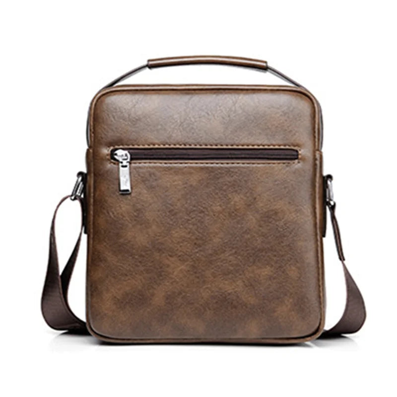 Kangaroo Luxury Brand Men Shoulder Bag Fashion Casual PU Leather Flap Men's Crossbody s 7.9-inch IPAD Handbags Travel Man