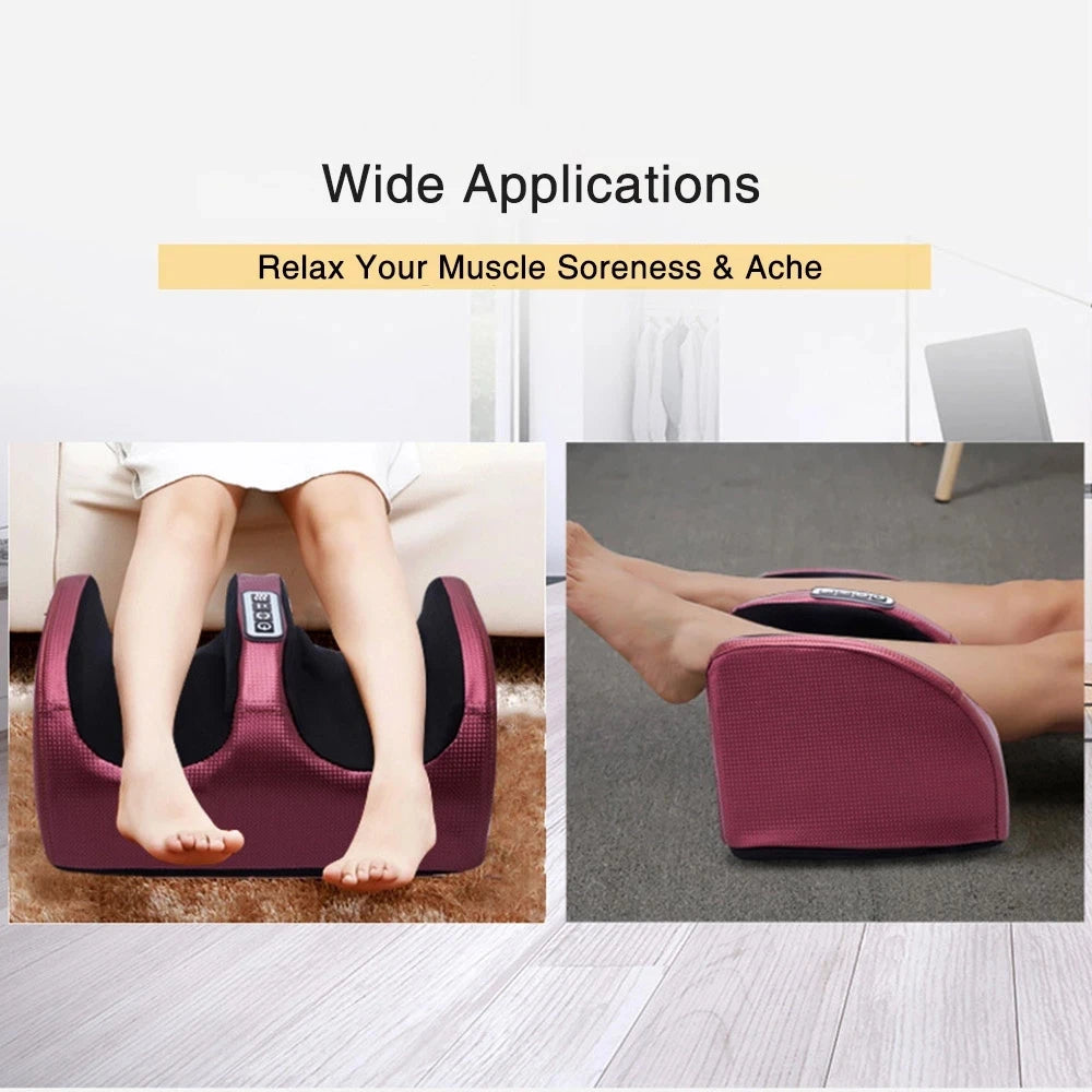 Foot Massage Machine Electric Shiatsu Foot Massager Heating Therapy Foot Leg Massage