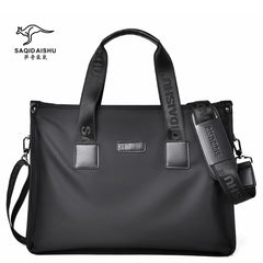 Computer Handbag Men Briefcase Men Bag Waterproof Oxford Fabric Canvas Crossbody Shoulder Bag