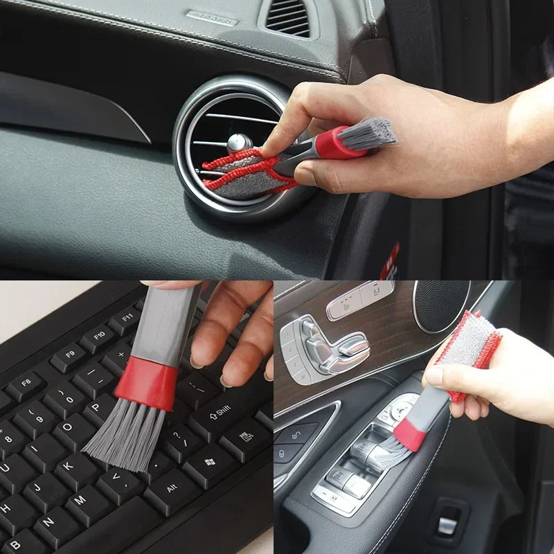 Car Dashboard Air Conditioner Cleaner Vent Blinds Plastic Cleaning Tool