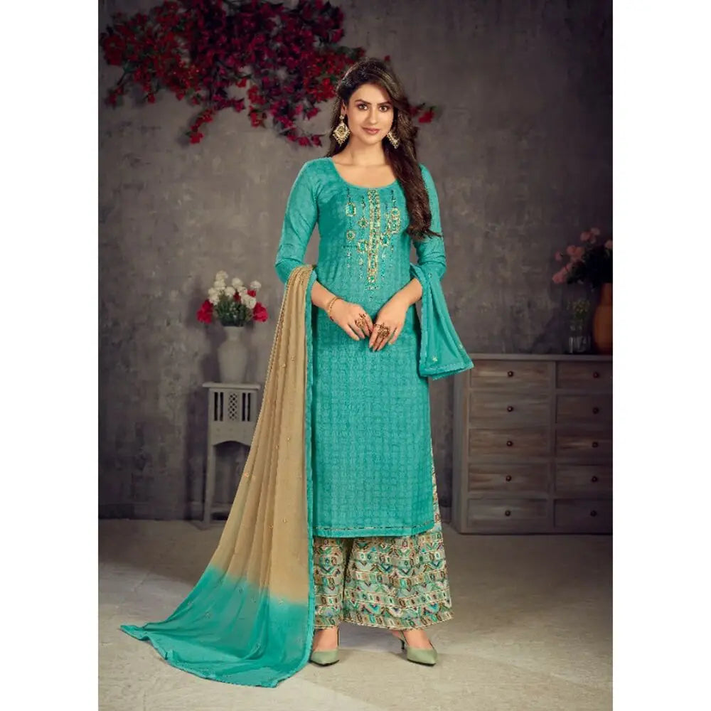 New Pakistani Indian Wedding Wear Salwar Kameez Dress Designer Palazzo Pant Suit