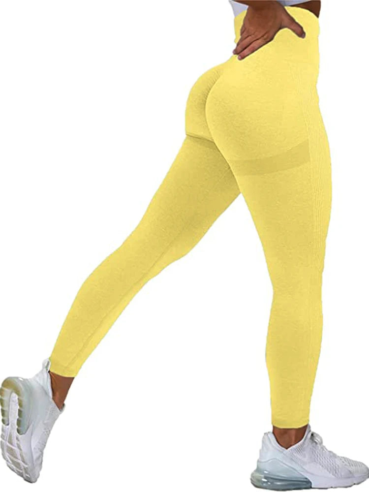 Women Seamless Workout Leggings High Waist Push Up Leggings Ladies Legging