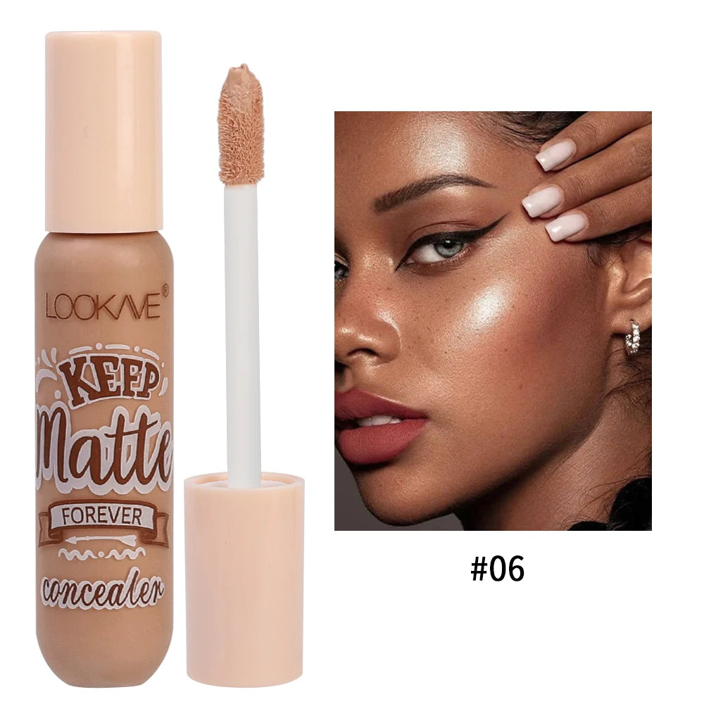 Liquid Concealer Waterproof Cover Acne Dark Circles Lasting Moisturizing Contouring Concealer