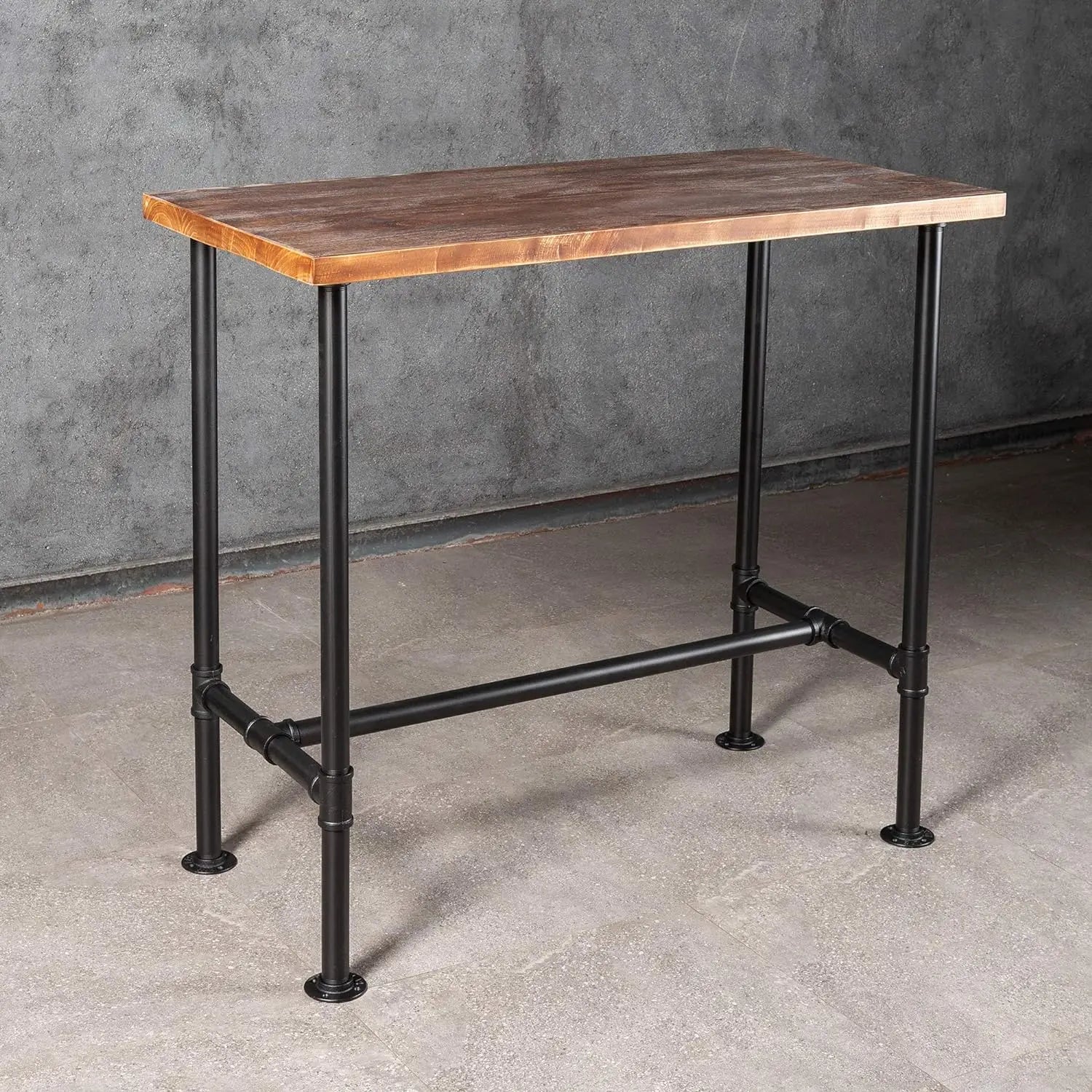 Industrial Design Pipe Dining Table Casual Pub BAR Laptop Table