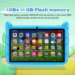 New 7 Inch Global Version 5G WiFi Kids Tablets Quad Core Android Learning Education Tablet PC 4GB RAM 64GB ROM