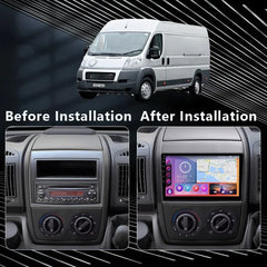 QSZN For Fiat Ducato Peugeot Boxer Citroen Jumper 2006 -2022 2K QLED Android 13 Car Radio Multimedia Video Player GPS CarPlay 4G