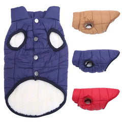 Pet Dog Vest Jacket Autumn Winter Warm Fleece Dog Coat Clothes