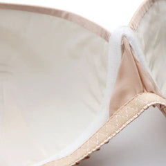 Good quality, affordable, breathable silk bra, thin, without steel rings, inside and outside