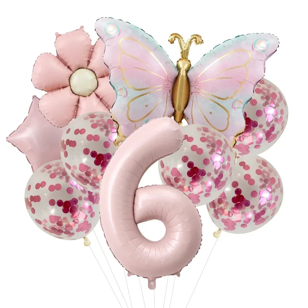 Butterfly Balloons  for Girls Pink Butterfly Foil Balloons for Butterfly Themed Party Wedding  Decors