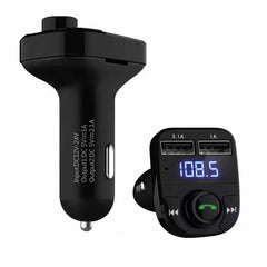 Lanmay Dual Input Charger Usb P/ Car Mp3 and Fm Transmitter Bluetooth Wireless