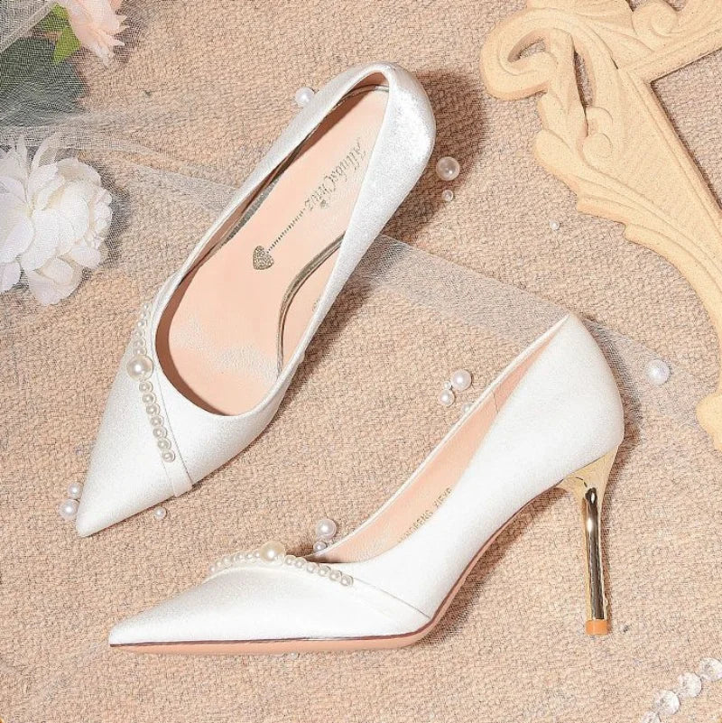 Women's Summer Footwear Bride Pumps Shoes for Woman