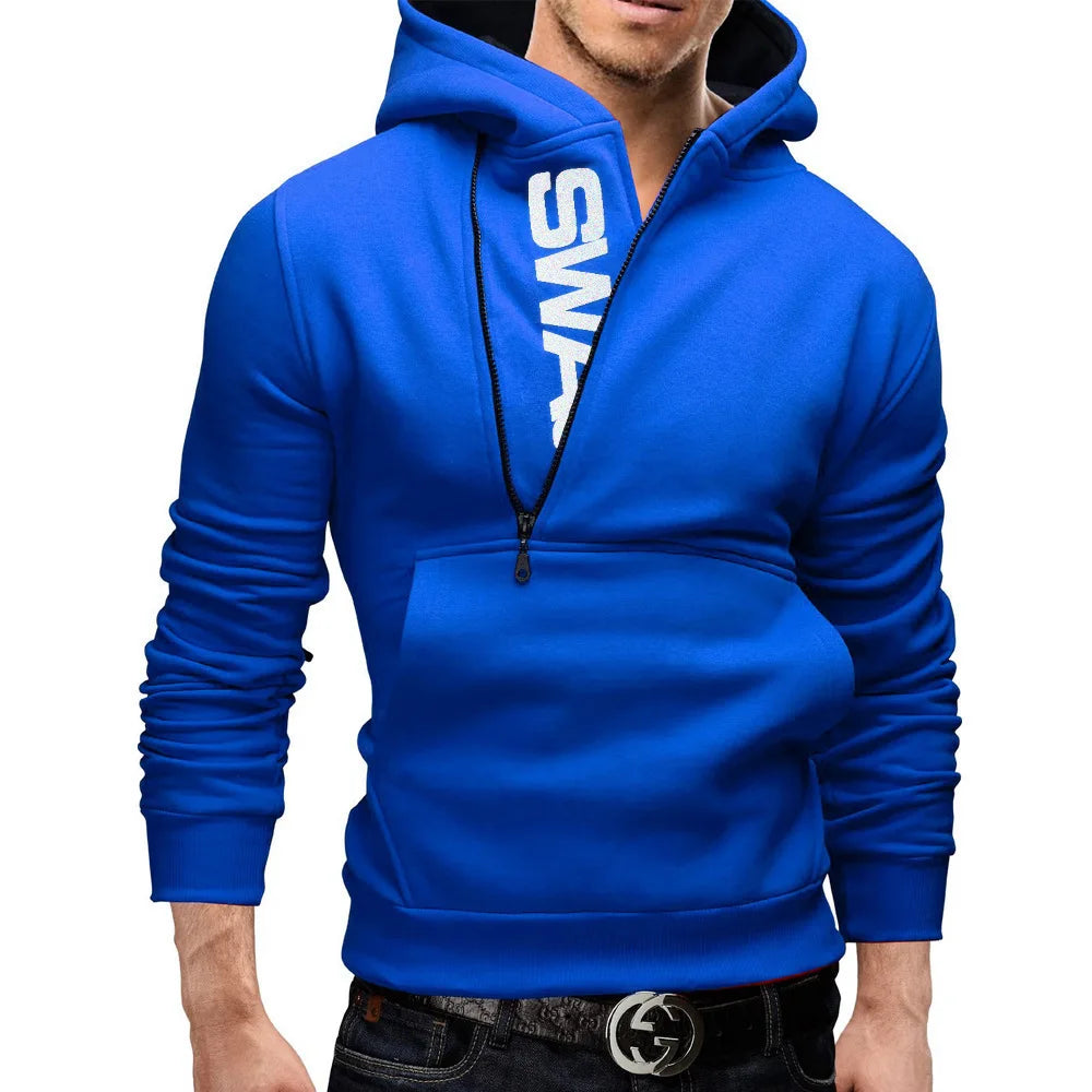 Men's Hoodie Zipper Pocket Polka Pot Print Hoodie Sweatshirt Sport Outdoor Casual Everyday Hoodie Slim Fit Sweatshirt