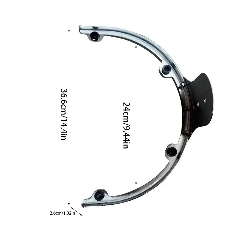 Drum Suspensions Bracket Stainless Steel Hoop Suspensions Mount For Drum Drum Mount Bracket Portable Four-Hole Design For Jazz