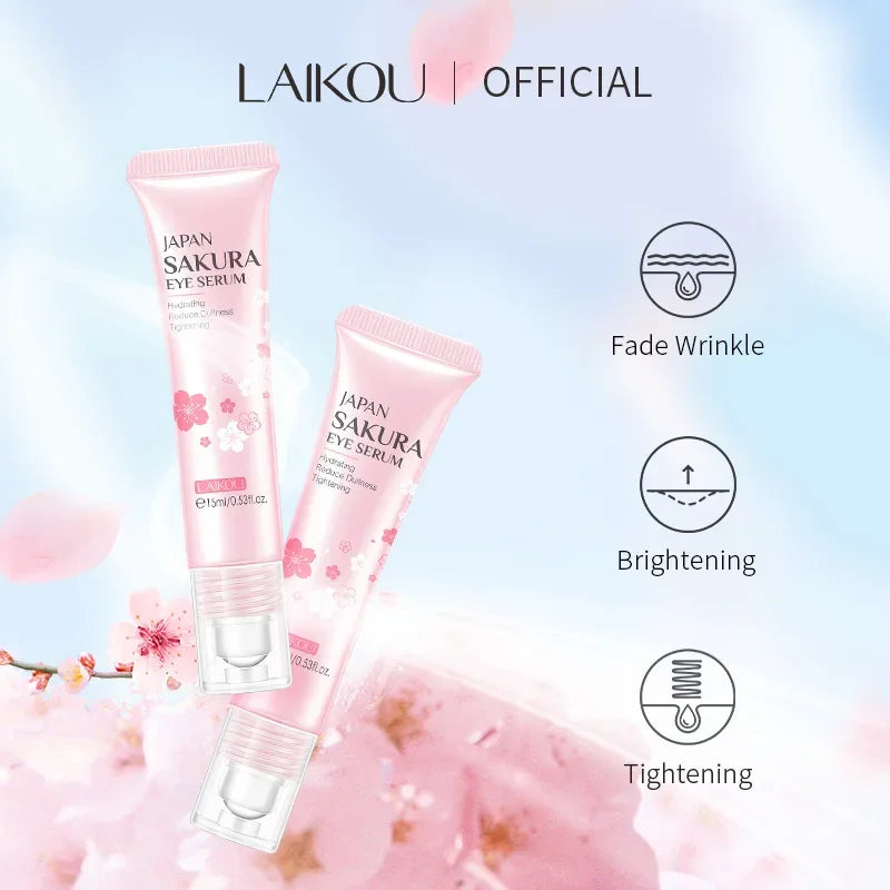 Eye Serum Eye Roller Massage Hyaluronic Acid Skin Care Eye Bags Cream Moisturizing Dark Circles