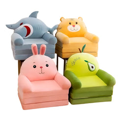 Kids Couch Children Sofa Cute Cartoon Lazy Folding Small Sofas Bed Girl Princess Baby Toddler