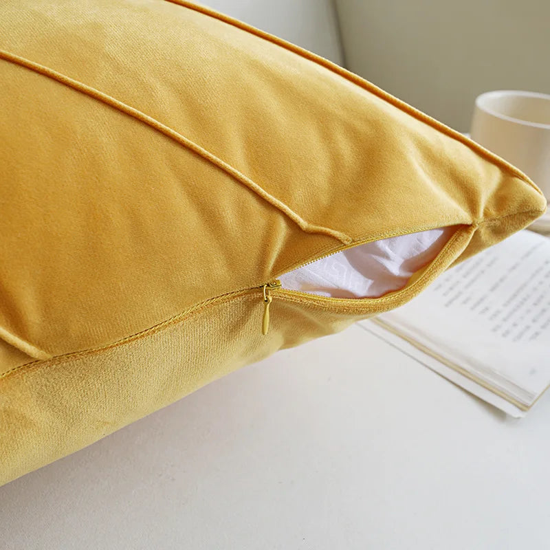 Summer Pillow Covers 18x18 Velvet Cushion Covers Silk Pillowcases