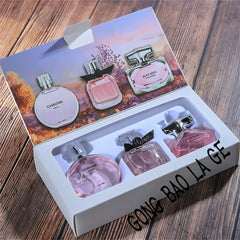 Brand 90ml Gift Box 3PCS Set Women Perfume Spray Exudes Eau De Parfum