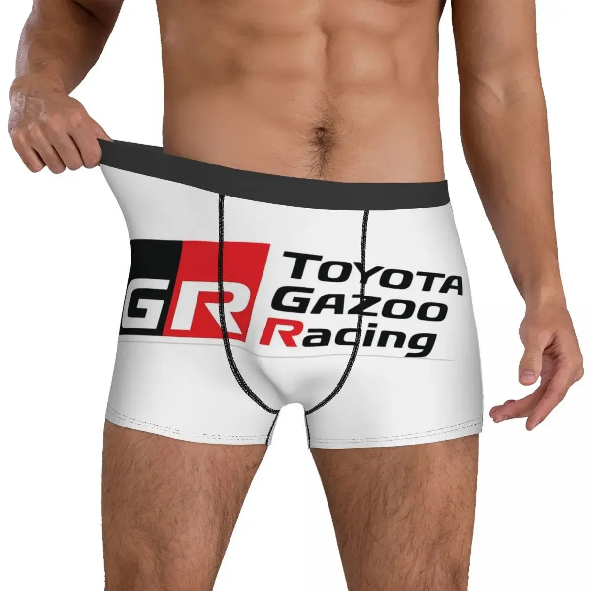 Boxer Underpants Shorts GR Logo Gazoo Racing GR Sport (1) Panties Men Ventilate Underwear for Homme Man Boyfriend Gift