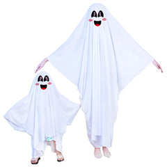 Kids Boys Girls Scary Ghost Cloak Cosplay Costume