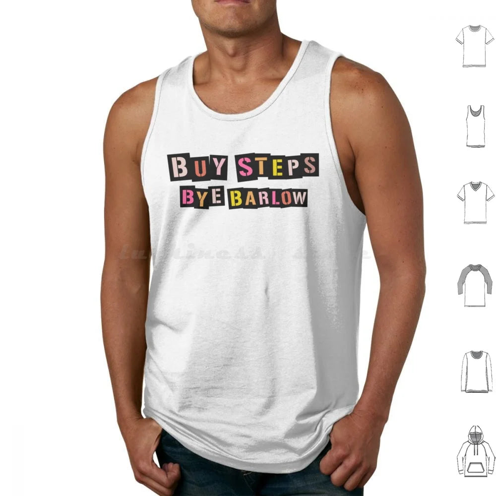 Buy Steps Tank Tops Print Cotton Logo Singer Songs Band Boyband Logo Mark Music Takethat