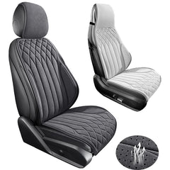 Breathable Car Seat Cover Luxurious Soft Suede Driver's Seat Anti-slip Protective Cushion