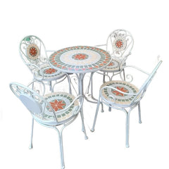 Table and Chair Outdoor Terrace Courtyard Leisure Small Tea Table