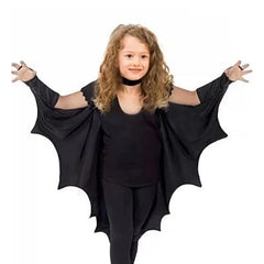 Unisex Kid Dress Up Party Children Cosplay Halloween Bat Cloaks Bat Cape