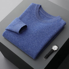 Super Warm Cashmere Turtleneck Sweater Men Clothes 2024 Autumn Winter Knitted Pullover