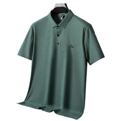 T-shirt short sleeved men's lapel top summer fashion cool polo shirt