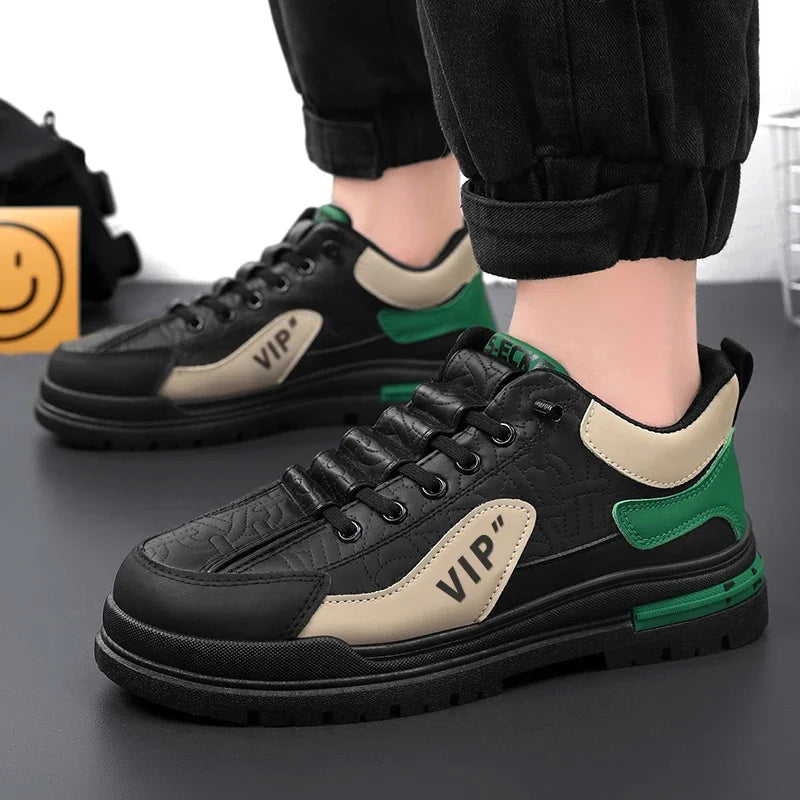 Shoes for Men Comfortable Lace Up Flat Men's Casual Shoes Outdoor Men's Sneakers Fashion Sport Vulcanized Shoes Male