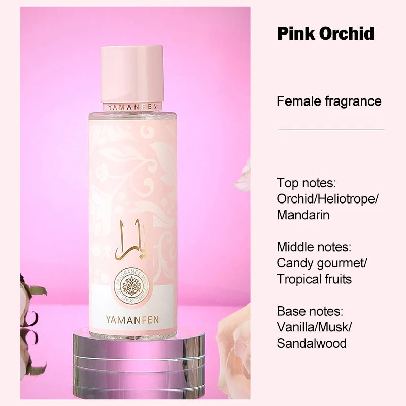 Arabic Dubai Perfume Floral Fragrance Excited Date Scent Body Spray,Long Lasting Pheromone Woman Attract Man,Air Freshener