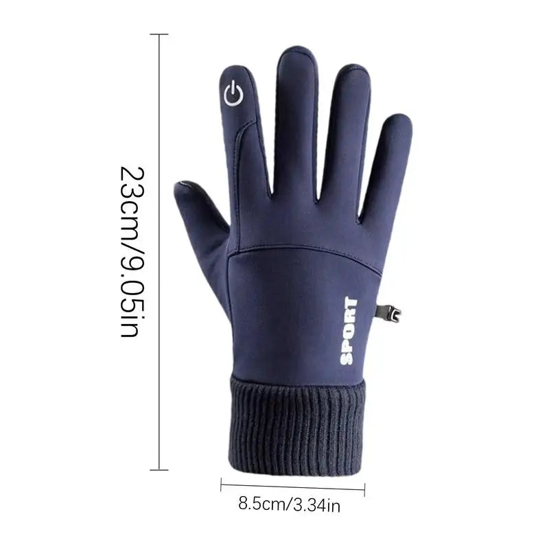 USB Heated Gloves Waterproof Touchscreen Winter Snowboard Gloves Hand Warmer Outdoor Fishing Skiing Motorcycle Bicycle Glove