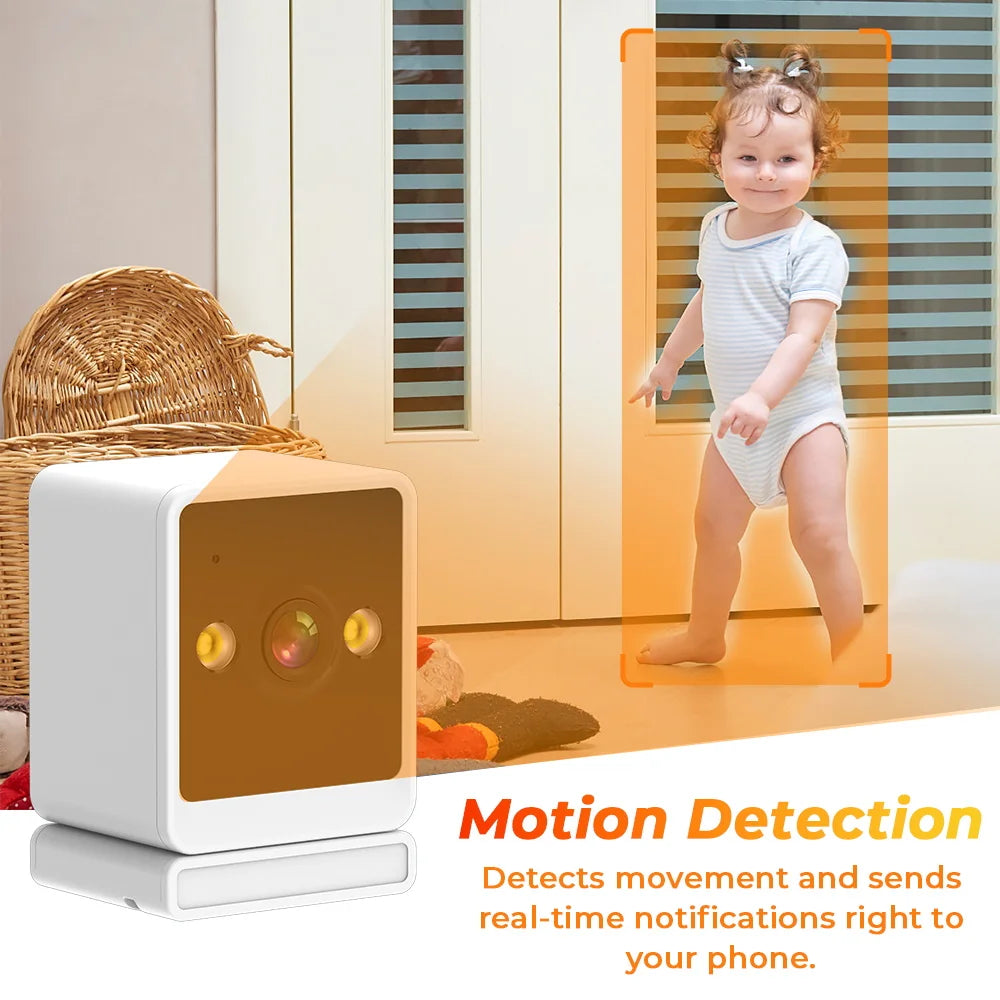 BESDER 2MP IP WiFi Camera Wireless Baby Monitor AI Tracking 1080P Surveillance Camera