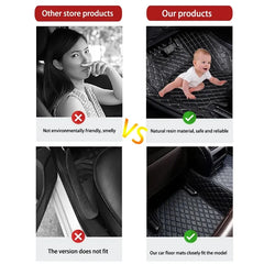 Car Floor Mats Coupe Interior Accessories Artificial Leather